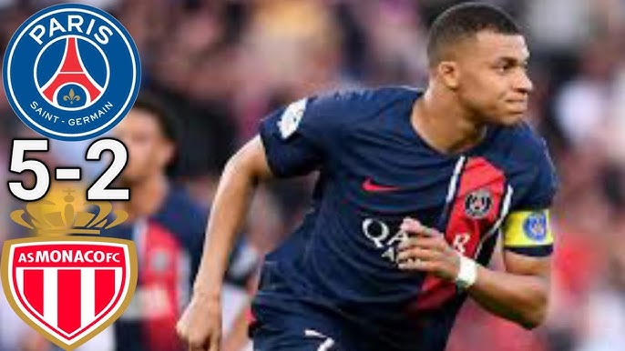 Ligue 1: Paris 5-2 Mónaco,Mbappe cria milagre dos 45 anos